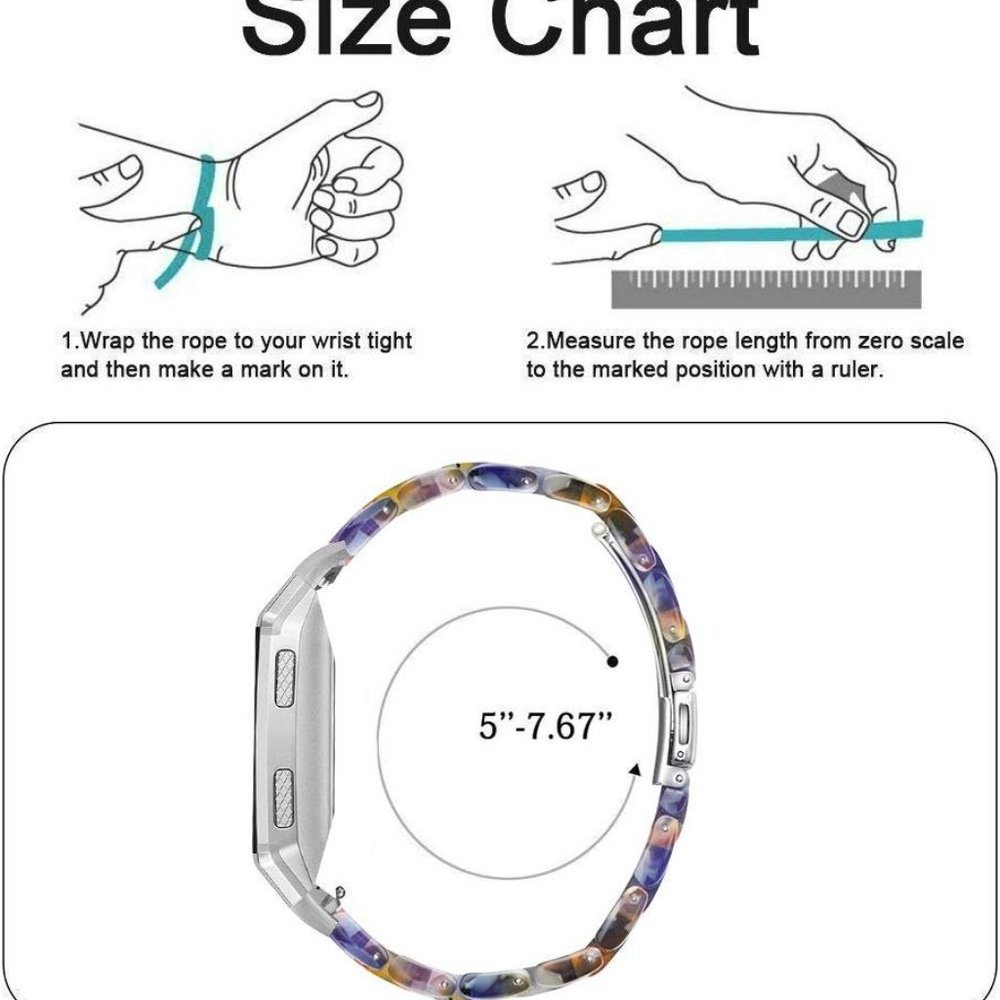 Tortoiseshell Fitbit Iconic Replacement Band - Picture 5 of 5